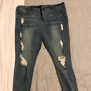 ASOS Misguided Plus Size (20) Skinny Jeans